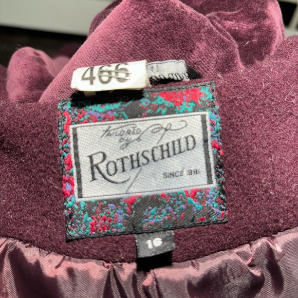 Rothschild Deep Burgundy Coat - Picture 8 of 10